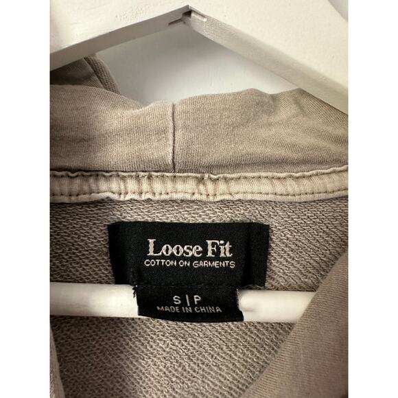 Cotton On Tan Pullover Hoodie size Small - Picture 9 of 9